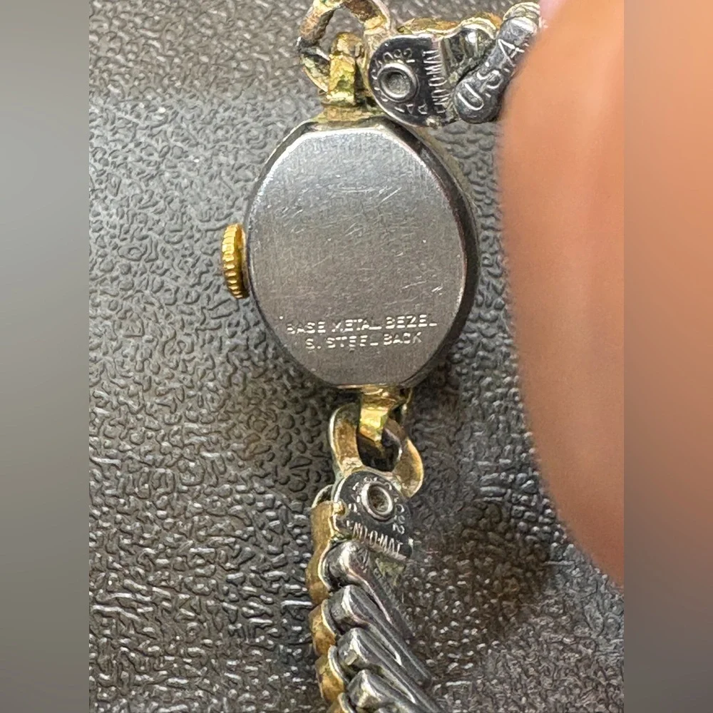 Timex Women's Gold Watch with Intricate Band
